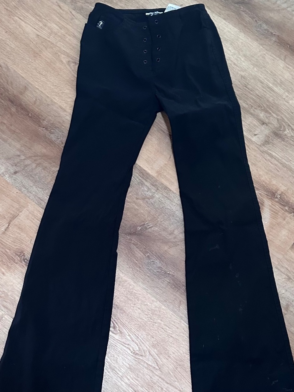 Y2K Guess stretchy flare trouser pants